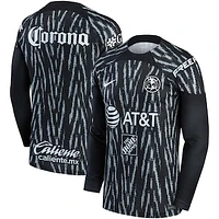 Men's Nike Black Club America 2022/23 Goalkeeper Replica Long Sleeve Jersey