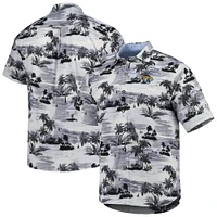 Men's Tommy Bahama Black Jacksonville Jaguars Sport Tropical Horizons Button-Up Shirt