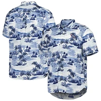 Men's Tommy Bahama Navy Tennessee Titans Sport Tropical Horizons Button-Up Shirt