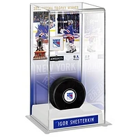 Igor Shesterkin New York Rangers 2022 Vezina Trophy Winner Tall Hockey Display Case