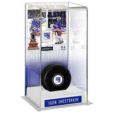 Igor Shesterkin New York Rangers 2022 Vezina Trophy Winner Tall Hockey Display Case