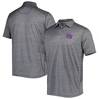 Men's Tommy Bahama Charcoal New York Giants Delray Frond IslandZone Polo