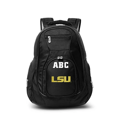 MOJO Black LSU Tigers Personalized Premium Laptop Backpack
