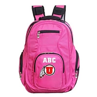 MOJO Pink Utah Utes Personalized Premium Laptop Backpack