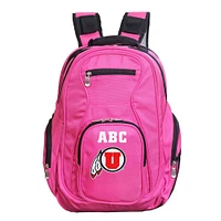MOJO Pink Utah Utes Personalized Premium Laptop Backpack