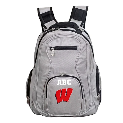 MOJO Wisconsin Badgers Personalized Premium Laptop Backpack