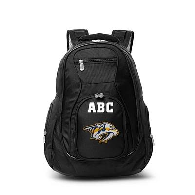 MOJO Black Nashville Predators Personalized Premium Laptop Backpack