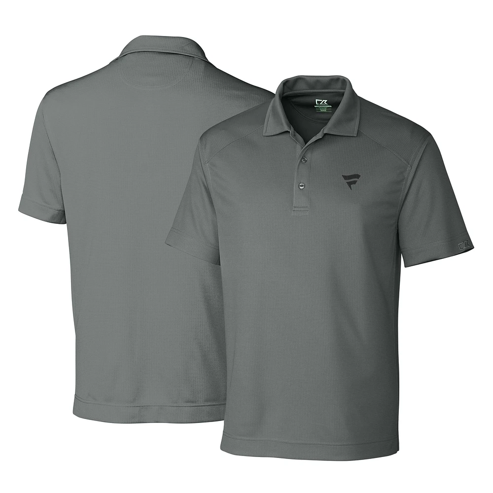 Men's Cutter & Buck Graphite Fanatics Corporate DryTec Genre Textured Solid Polo