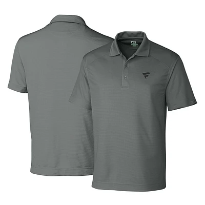 Men's Cutter & Buck Graphite Fanatics Corporate DryTec Genre Textured Solid Polo