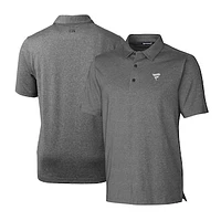 Men's Cutter & Buck Heather Charcoal Fanatics Corporate Forge Heathered Stretch Polo
