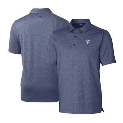 Men's Cutter & Buck Blue Fanatics Corporate Forge Heathered Stretch Polo