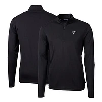 Men's Cutter & Buck Fanatics Corporate Virtue Eco Pique Recycled Quarter-Zip Pullover Top