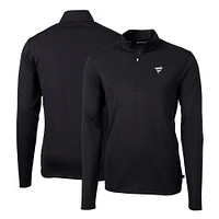 Men's Cutter & Buck Fanatics Corporate Virtue Eco Pique Recycled Quarter-Zip Pullover Top