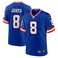 Men's Nike Daniel Jones Royal New York Giants Classic Player Game Jersey