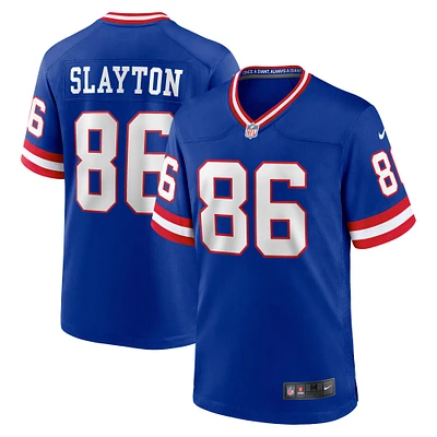 Men's Nike Darius Slayton Royal New York Giants Classic Player Game Jersey