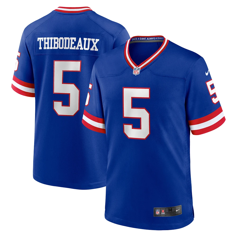 Men's Nike Kayvon Thibodeaux Royal New York Giants Classic Player Game Jersey