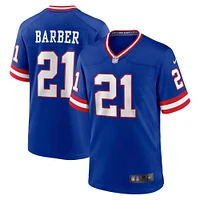 Men's Nike Tiki Barber Royal New York Giants Classic Retired Player Game Jersey