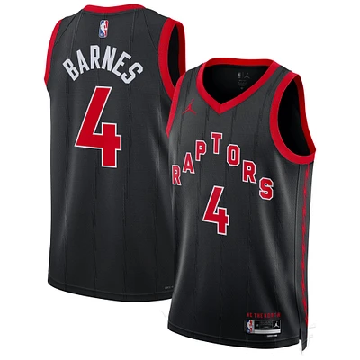 Men's Jordan Brand Scottie Barnes Black Toronto Raptors Swingman Replica Jersey - Statement Edition