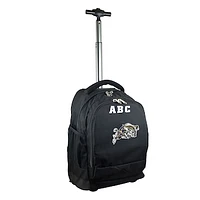MOJO Navy Midshipmen 19'' Personalized Premium Wheeled Backpack