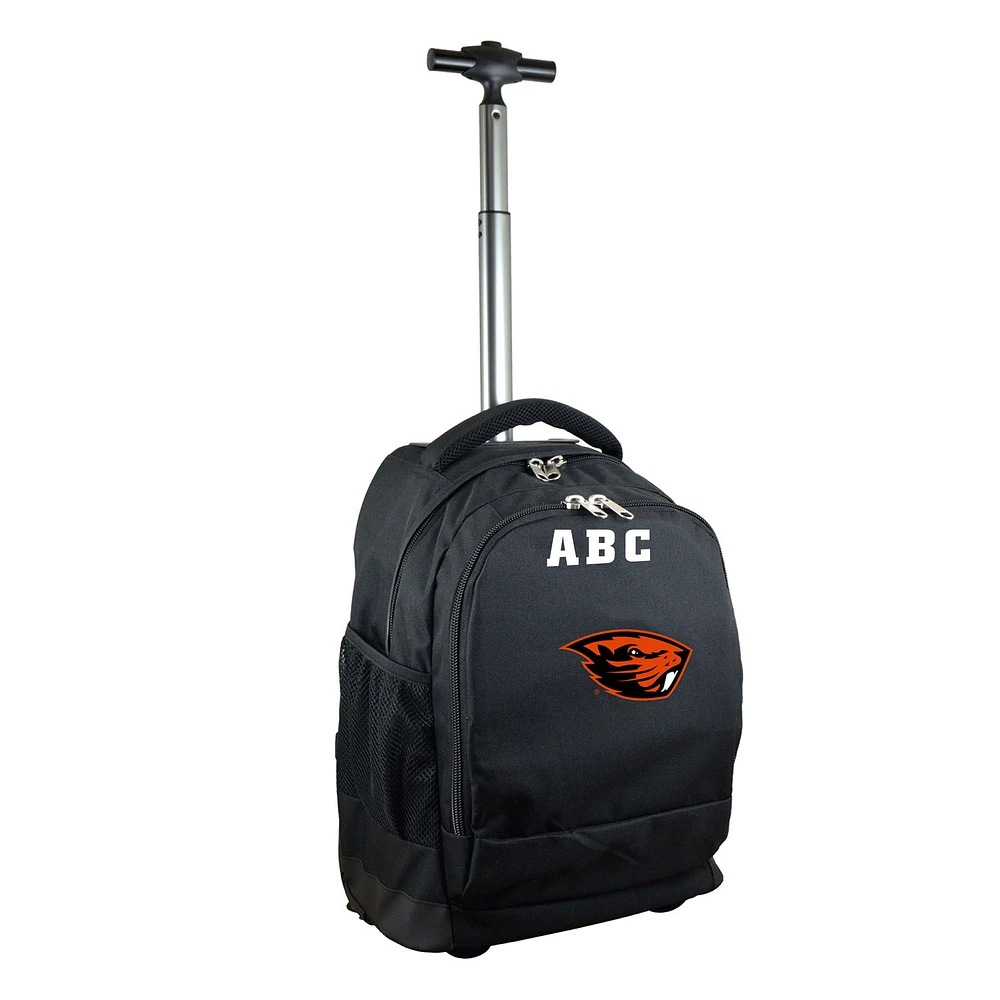 MOJO Oregon State Beavers 19'' Personalized Premium Wheeled Backpack