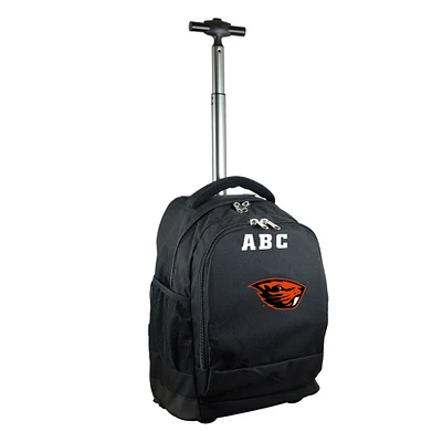 MOJO Oregon State Beavers 19'' Personalized Premium Wheeled Backpack