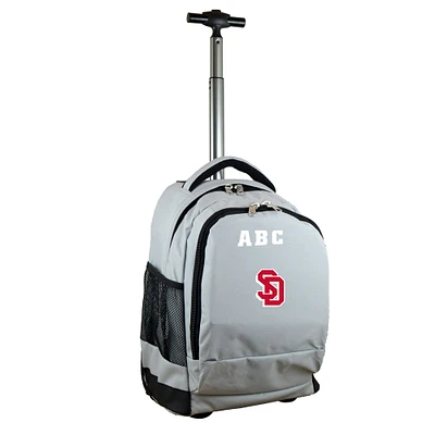 MOJO South Dakota Coyotes 19'' Personalized Premium Wheeled Backpack