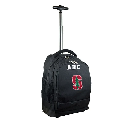 MOJO Stanford Cardinal 19'' Personalized Premium Wheeled Backpack