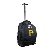 MOJO Black Pittsburgh Pirates 19'' Personalized Premium Wheeled Backpack