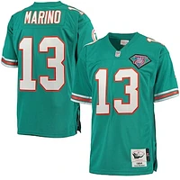 Mens Miami Dolphins Dan Marino Mitchell & Ness Aqua Authentic Throwback Jersey