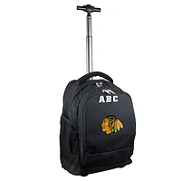 MOJO Chicago Blackhawks 19'' Personalized Premium Wheeled Backpack
