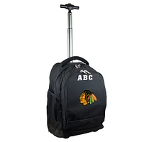 MOJO Chicago Blackhawks 19'' Personalized Premium Wheeled Backpack