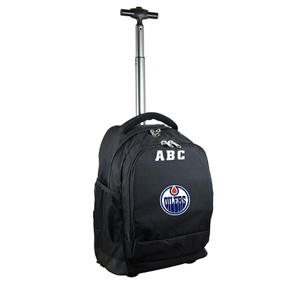 MOJO Edmonton Oilers 19'' Personalized Premium Wheeled Backpack