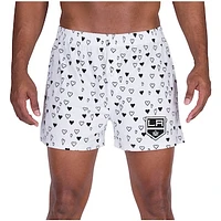Men's Concepts Sport White Los Angeles Kings Epiphany All Over Print Knit Boxers