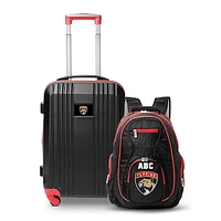 MOJO Florida Panthers Personalized Premium 2-Piece Backpack & Carry-On Set
