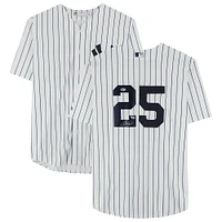 Gleyber Torres White New York Yankees Autographed Majestic Replica Jersey