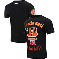 Men's Pro Standard Black Cincinnati Bengals Old English T-Shirt