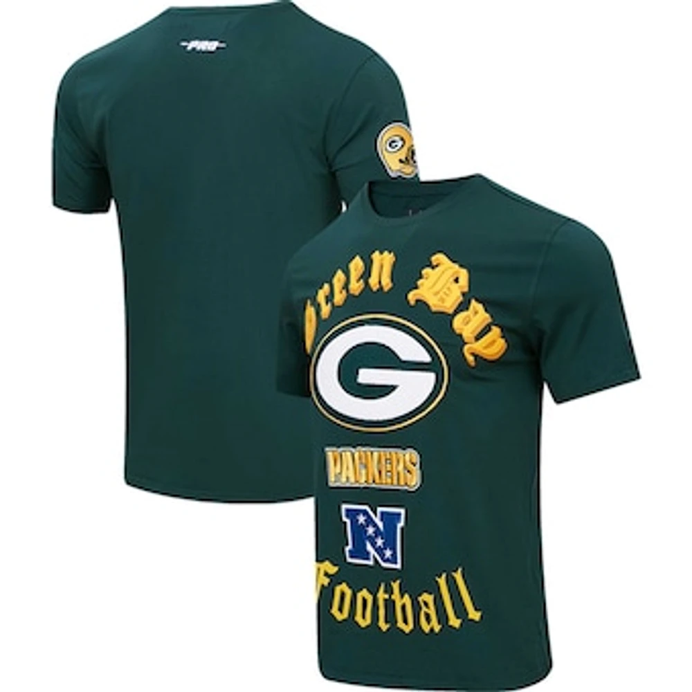 Men's Pro Standard Green Bay Packers Old English T-Shirt