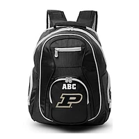 MOJO Black Purdue Boilermakers Personalized Premium Color Trim Backpack
