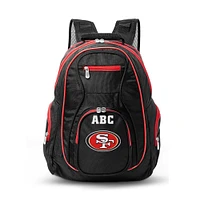 MOJO Black San Francisco 49ers Personalized Premium Color Trim Backpack