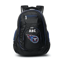 MOJO Black Tennessee Titans Personalized Premium Color Trim Backpack