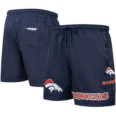 Men's Pro Standard Navy Denver Broncos Woven Shorts