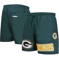 Men's Pro Standard Green Bay Packers Woven Shorts