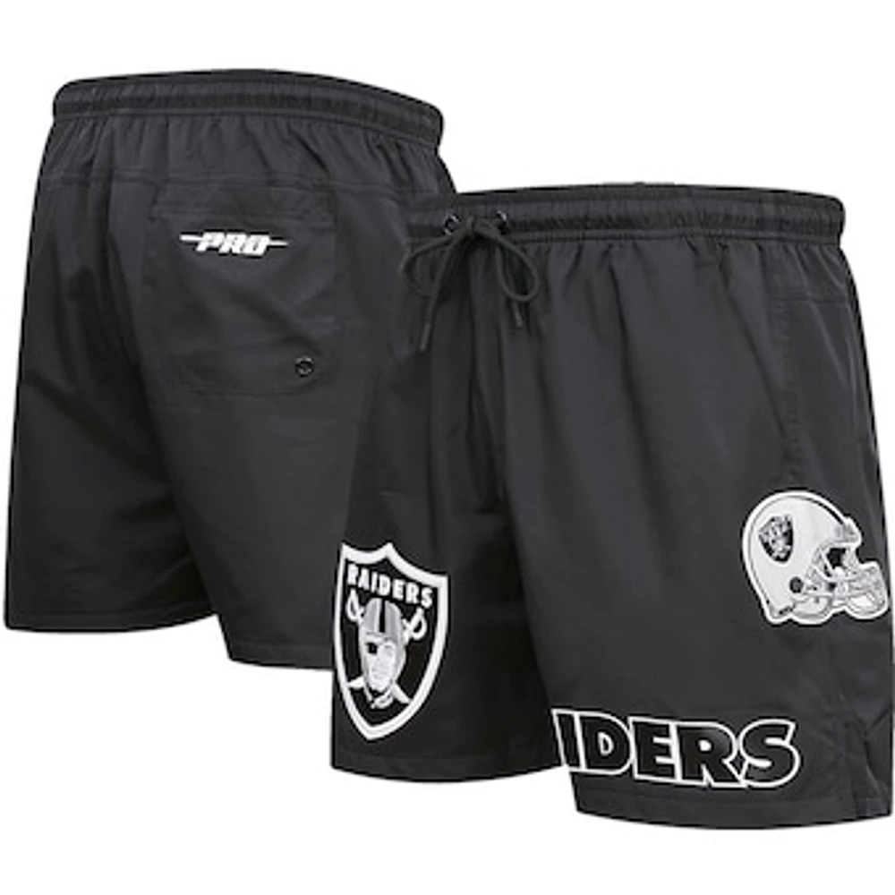 Men's Pro Standard Black Las Vegas Raiders Woven Shorts