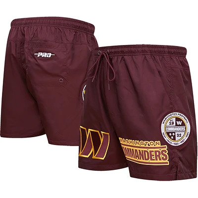 Men's Pro Standard Burgundy Washington Commanders Woven Shorts