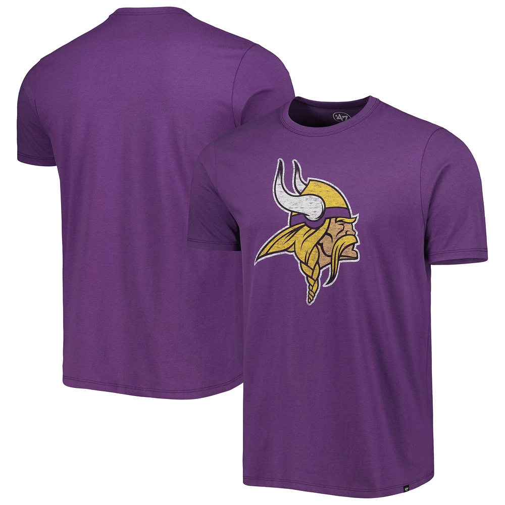 Men's '47 Purple Minnesota Vikings Premier Franklin T-Shirt