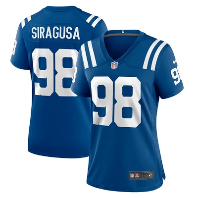 Women's Nike Tony Siragusa Royal Indianapolis Colts Game Retired Player Jersey