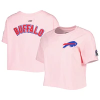 Women's Pro Standard Pink Buffalo Bills Cropped Boxy T-Shirt