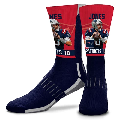 Youth For Bare Feet Mac Jones New England Patriots Finnigan Player - Crew Socks