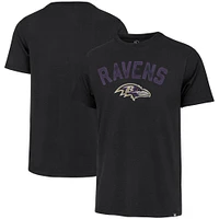 Men's '47 Black Baltimore Ravens All Arch Franklin T-Shirt