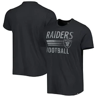 Men's '47 Black Las Vegas Raiders Wordmark Rider Franklin T-Shirt